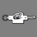 Key Clip W/ Key Ring & Frog Key Tag